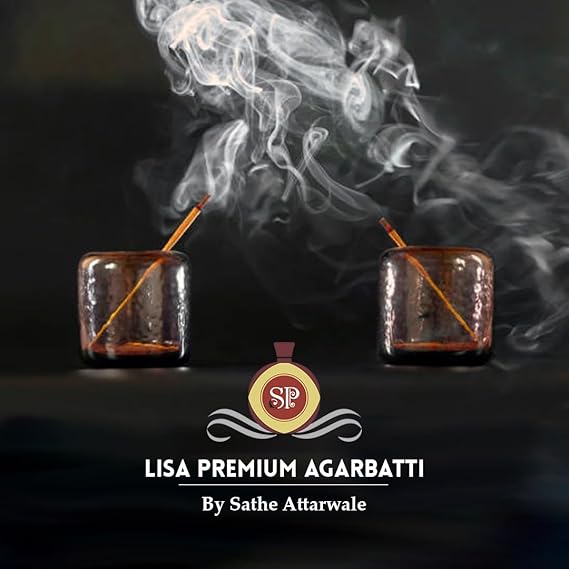 Lisa Premium Agarbatti by Sathe Attarwale | Luxury Incense Sticks for Pooja, Aromatherapy, Meditation, Yoga, Home (125) - Image 2