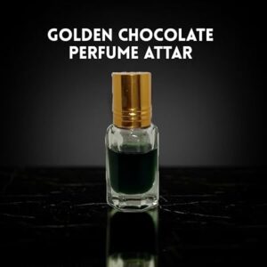 Golden Chocolate Attar Perfume (Black) | Long Lasting Luxury Scent Etra/Ittar | For Personal & Religious Use (12ml)