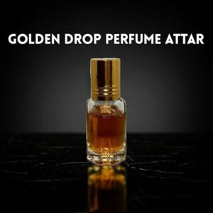 Golden Drop Attar Perfume (Yellow) | Long Lasting Luxury Scent Etra/Ittar | For Personal & Religious Use (12ml)