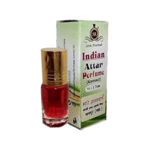 Golden Touch Attar Perfume (Red)| Long Lasting Luxury Scent Etra/Ittar | For Personal & Religious Use (12ml)