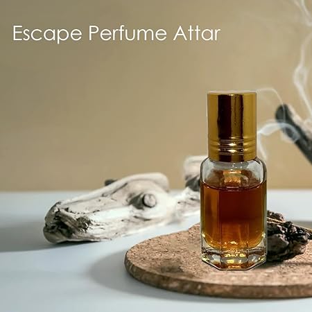 Escape Attar Perfume (Yellow) | Long Lasting Luxury Scent Etra/Ittar | For Personal & Religious Use (12ml) - Image 2
